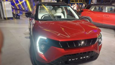 Mahindra XUV 3XO Launched: Mahindra Launches 'New Disruptor' in Compact SUVs; Check Specifications, Price and Online Booking Start Date