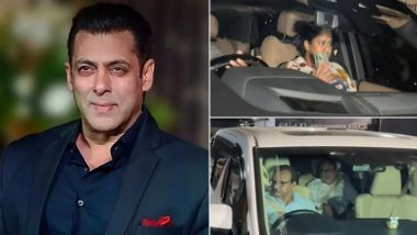 Raj Thackeray and Arpita Khan Sharma Visit Salman Khan After Gunfire Outside the Actor’s Bandra Residence (Watch Video)