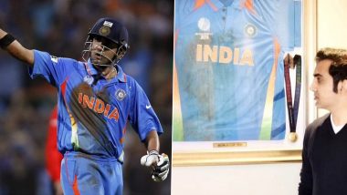 KKR Highlights Gautam Gambhir's Contribution As India Celebrates 13th Anniversary of 2011 Cricket World Cup Title Win, Shares ‘Dirty Jersey’ Memorabilia