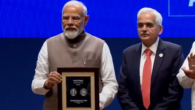 RBI Foundation Day 2024: PM Narendra Modi Releases Special Rs 90 Coin to Commemorate 90th Anniversary of Reserve Bank of India (Watch Video)