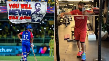 Premier League Shares Banner With ‘YNWA Liverpool Anthem’ for Rishabh Pant As Delhi Capitals’ Captain Makes Return to IPL 2024