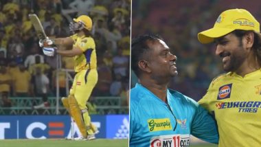Spotlight on MS Dhoni: A Look How 'Thala' Won Hearts in Lucknow During LSG vs CSK IPL 2024 Match (Watch Video)