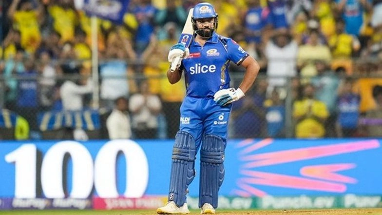IPL 2024: Rohit Sharma Becomes First Indian To Hit 500 T20 Sixes, Hits Second Indian Premier League Ton in Losing Cause