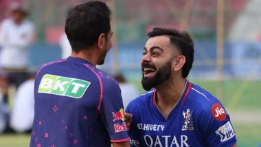 RR vs RCB, IPL 2024: Rajasthan Royals Spinner Yuzvendra Chahal Feels Virat Kohli’s Dismissal Will Put Royal Challengers Bengaluru Under Pressure in Upcoming Clash