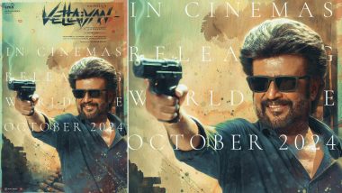 Vettaiyan: Makers Drop Stylish New Poster of Rajinikanth Starrer As They Announce Release Month for TJ Gnanavel’s Action Drama (See Pic)