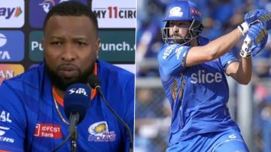 IPL 2024: Tim David, Kieron Pollard Fined for Providing Illegal Assistance to Suryakumar Yadav Against Punjab Kings