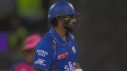 Most Ducks in Indian Premier League History: Rohit Sharma Equals Dinesh Karthik for Unwanted Record During MI vs RR IPL 2024 Match