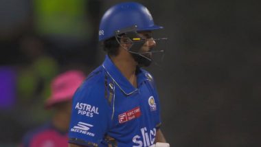 Most Ducks in Indian Premier League History: Rohit Sharma Equals Dinesh Karthik for Unwanted Record During MI vs RR IPL 2024 Match