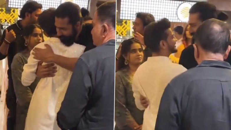 Heeramandi Screening: Munawar Faruqui and Vicky Kaushal Share a Warm Hug at the Event (Watch Video)