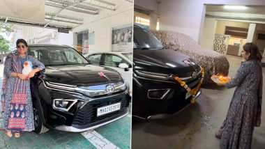 Alia Bhatt’s Mimic Chandni Bhabhda Brings Home Brand New Toyota Hyryder Worth Rs 20 Lakh (See Pics and Watch Video)