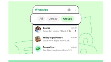 Chat Filters on WhatsApp: The Meta-Owned Platform Introduces New Feature To Check Through Messages Quickly