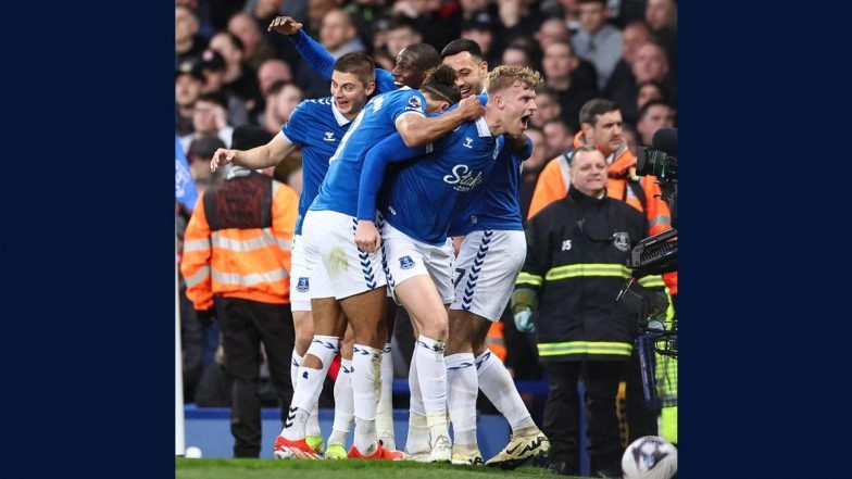 Premier League 2023&ndash;24: Everton Damages Liverpool&rsquo;s Title Hopes, Manchester United Moves to Sixth Following Win Over Sheffield United (Watch Goal Video Highlights)