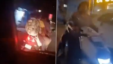 Bengaluru Road Rage Video: Terrified Woman Records Three Scooter-Borne Men Chasing Her Car, Trying to Open Its Door; DCP Reacts to Viral Clip