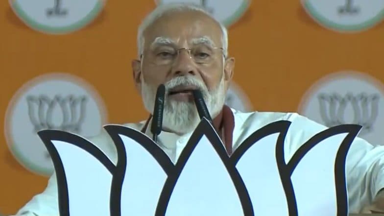 ‘One Year One PM Formula’: PM Narendra Modi Takes Dig at INDIA Alliance, Says They’re Busy Auctioning Prime Minister's Chair (Watch Video)