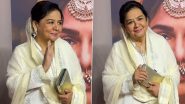 Heeramandi Screening: Veteran Actress Farida Jalal Makes Rare Public Appearance at Sanjay Leela Bhansali’s Event (Watch Video)