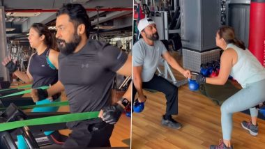 Jyotika Offers Glimpse Into Intense Workout With Husband Suriya; Shilpa Shetty Goes ‘Wow’ (Watch Video)