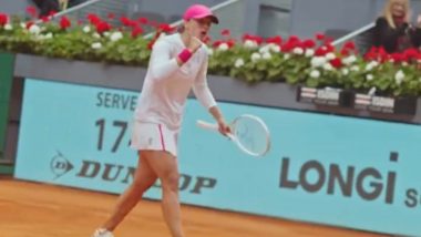 Madrid Open 2024: World Number One Iga Swiatek Edges Past Madison Keys To Book Spot in Final