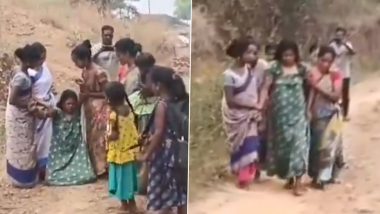 Andhra Pradesh: Pregnant Woman Delivers Baby on Hilly Terrain Due to Lack of Road and Medical Facility, Video Surfaces