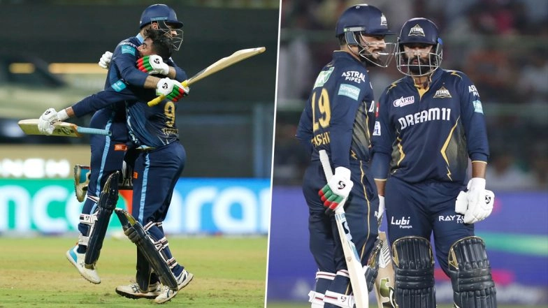 IPL 2024: Shubman Gill’s Fifty, Fine Finishing by Rashid Khan and Rahul Tewatia Help Gujarat Titans Seal Last-Ball Win Against Rajasthan Royals