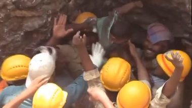 Karnataka: One-And-Half-Year Old Boy Who Fell Into Borewell in Vijayapura Rescued Successfully (Watch Video)