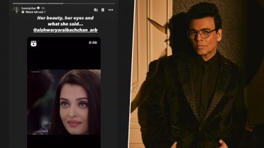 Karan Johar Shares Nostalgic Moments From Ae Dil Hai Mushkil, Praises Aishwarya Rai Bachchan’s Mesmerising Eyes and Dialogue!