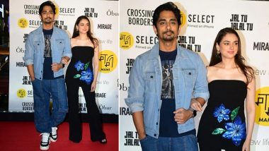 Newly Engaged Aditi Rao Hydari and Siddharth Make First Public Appearance After Engagement at MAMI Select Screening (Watch Video)