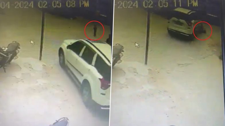 Child Crushed to Death by Car in Lucknow: SUV Driver Runs Over Child in Uttar Pradesh, Case Registered (Watch Video)