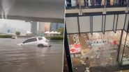 Dubai Rains: Severe Flooding Hits Dubai After Heavy Rainfall Across UAE, Videos Show Submerged Cars, Flooded Airport and Waterlogging Inside Malls