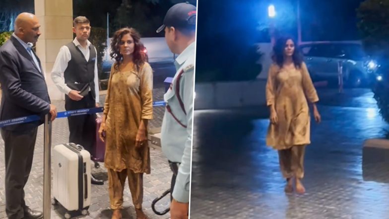 Priyanka Chahar Choudhary Gets Stopped by Security As She Looks Unrecognisable in Shabby Getup; Video Goes Viral – WATCH