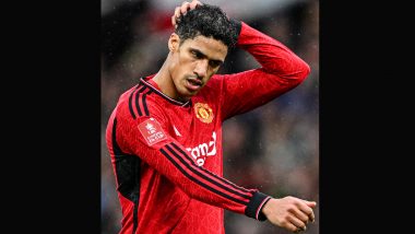 Raphael Varane Opens Up on the Hazards of Concussions, Manchester United Star Advises Seven-Year-Old Son to Avoid Headers in Football