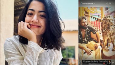 Allu Arjun Turns 42: Rashmika Mandanna Extends Birthday Wishes to Pushpa 2 Co-Star on His Special Day (See Pic)