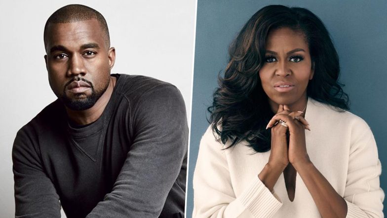 Rapper Kanye West Aka Ye Raises Eyebrows by Expressing Threesome Fantasy With Michelle Obama (Watch Video)