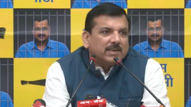Delhi Excise Policy Case: AAP Leader Sanjay Singh Assails BJP, Alleges Sarath Reddy Gave Rs 60 Crore to BJP, ED Took No Action