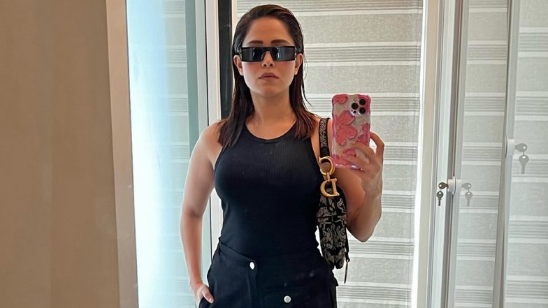 Nushrratt Bharuccha Looks Bold, Beautiful, and Badass in This All-Black Ensemble (View Pics)