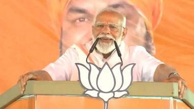 PM Modi in Bihar: Today’s Bharat Eliminates Enemies in Their Own House, Thunders Prime Minister Narendra Modi During Public Rally in Jamui (Watch Video)