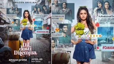 Dil Dosti Dilemma: Anushka Sen, Kush Jotwani and Tanvi Azmi Star in Upcoming Young Adult Drama Series, Set to Premiere on Prime Video on April 25 (View Poster)