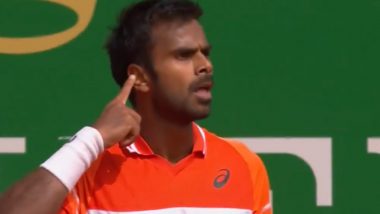Sumit Nagal Takes A Set From Holger Rune, Forces Match to Enter Decider Ahead of Losing Against World No 7 Tennis Star in Monte-Carlo Masters 2024 Round of 16 (Watch Video)