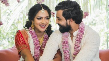 Preggers Amala Paul Stuns in Saree at Her 'Traditional' Baby Shower, Shares Pics With Husband Jagat Desai!