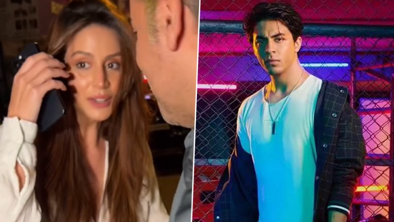 Aryan Khan's Rumoured GF Larissa Bonesi Turns Heads in Mini Leather Skirt and White Top (Watch Video)