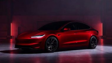 Tesla New Model 3 Performance Launched: From Price to Specifications and Features, Know Everything About New Sedan From Elon Musk's EV Company