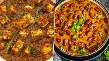 Protein-Rich Vegetarian Recipes: From Matar Paneer to Rajma, 5 Easy-To-Make Indian Dishes That Are Packed With Protein (Watch Videos)