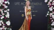 Nicole Kidman Receives AFI Life Achievement Award, Slays in Gold Sequin Gown at the Event (View Pic)