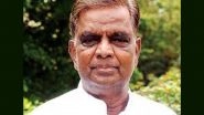 Sreenivasa Prasad Dies: BJP MP and Former Union Minister Passes Away at 76 After Prolonged Illness in Karnataka