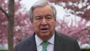 Earth Day 2024: UN Secretary-General Antonio Guterres Calls for Global Unity To Combat Climate Crisis, Says ‘We Must Mobilise All Our Efforts for Climate Action’ (Watch Video)