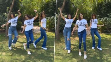 Shilpa Shetty Kundra, Sister Shamita Shetty, and Akanksha Malhotra Dance to Himmatwala Song (Watch Video)