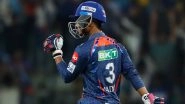IPL 2023&ndash;24: KL Rahul&rsquo;s Words of Wisdom to Ayush Badoni, Says &lsquo;You Are the Best Player and You Can Finish Games Well&rsquo;