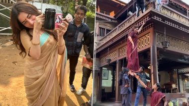 Aranmanai 4: Tamannaah Bhatia Shares BTS Pics From Film's Set, Calls It 'Challenging' Yet 'Fun' Experience