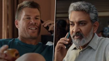 SS Rajamouli Teams Up With David Warner for a Hilarious CRED Ad Campaign and You Cant Miss It! (Watch Video)