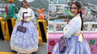 'Living The K-Drama Moments' Anushka Sen Dons Hanbok, Shares Beautiful Pics From Busan, South Korea