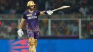 IPL 2024: Match Between Kolkata Knight Riders vs Punjab Kings Break Record of Most Sixes in T20 Cricket